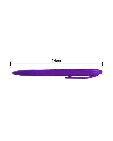 Boligrafo Colori Grip Morado Solido