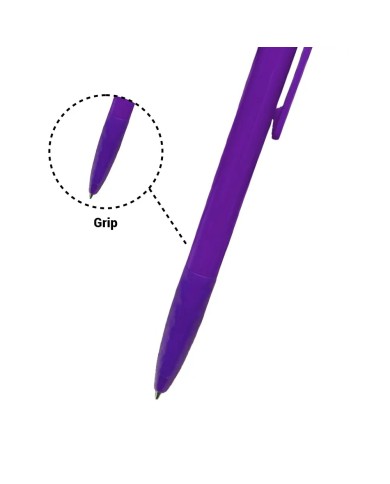 Boligrafo Colori Grip Morado Solido