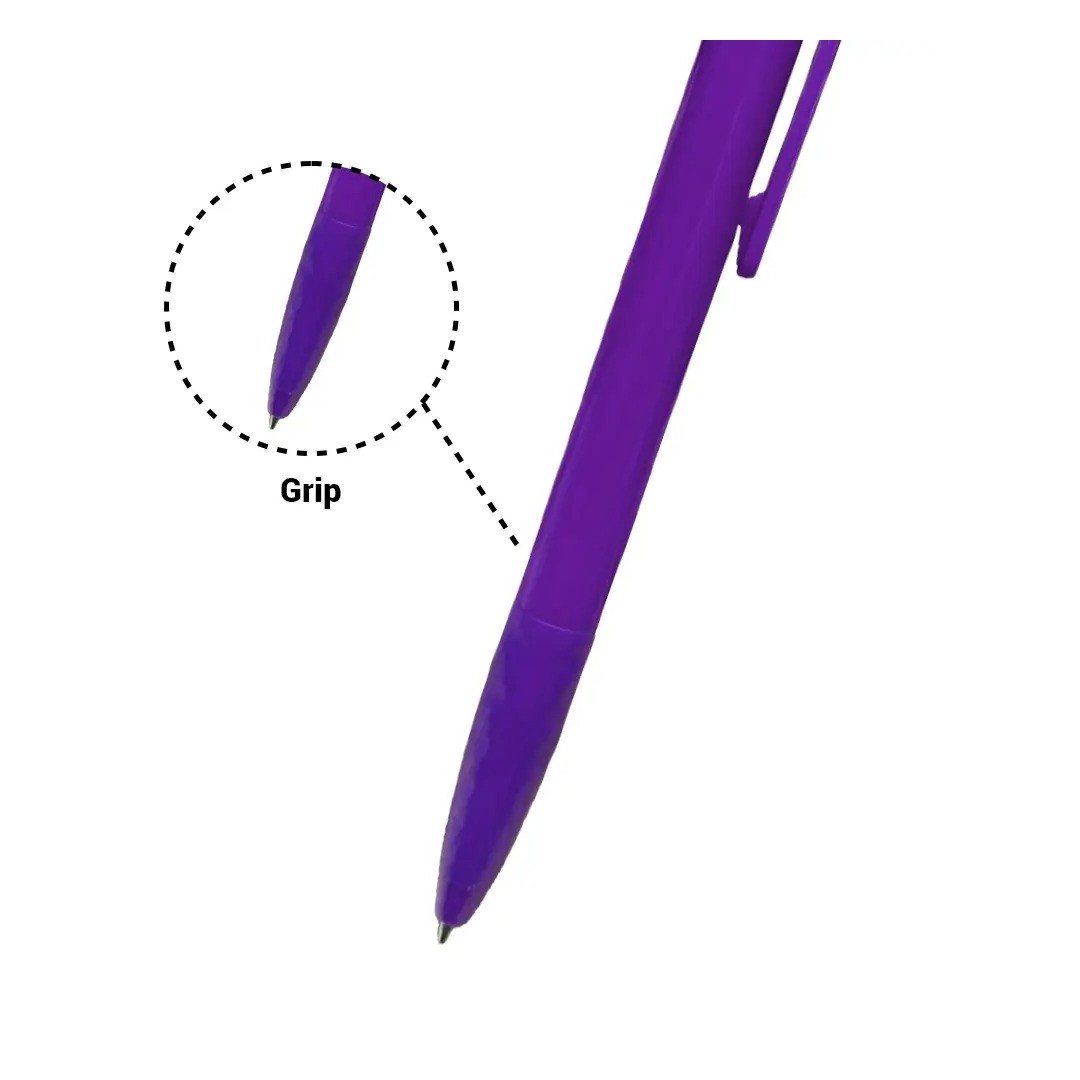 Boligrafo Colori Grip Morado Solido