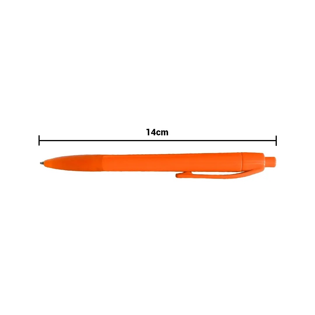Boligrafo Colori Grip Naranja Solido