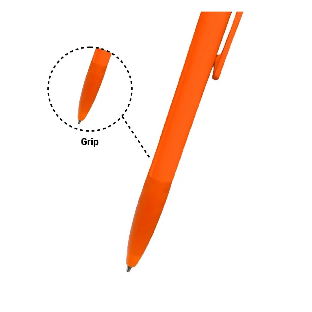 Boligrafo Colori Grip Naranja Solido