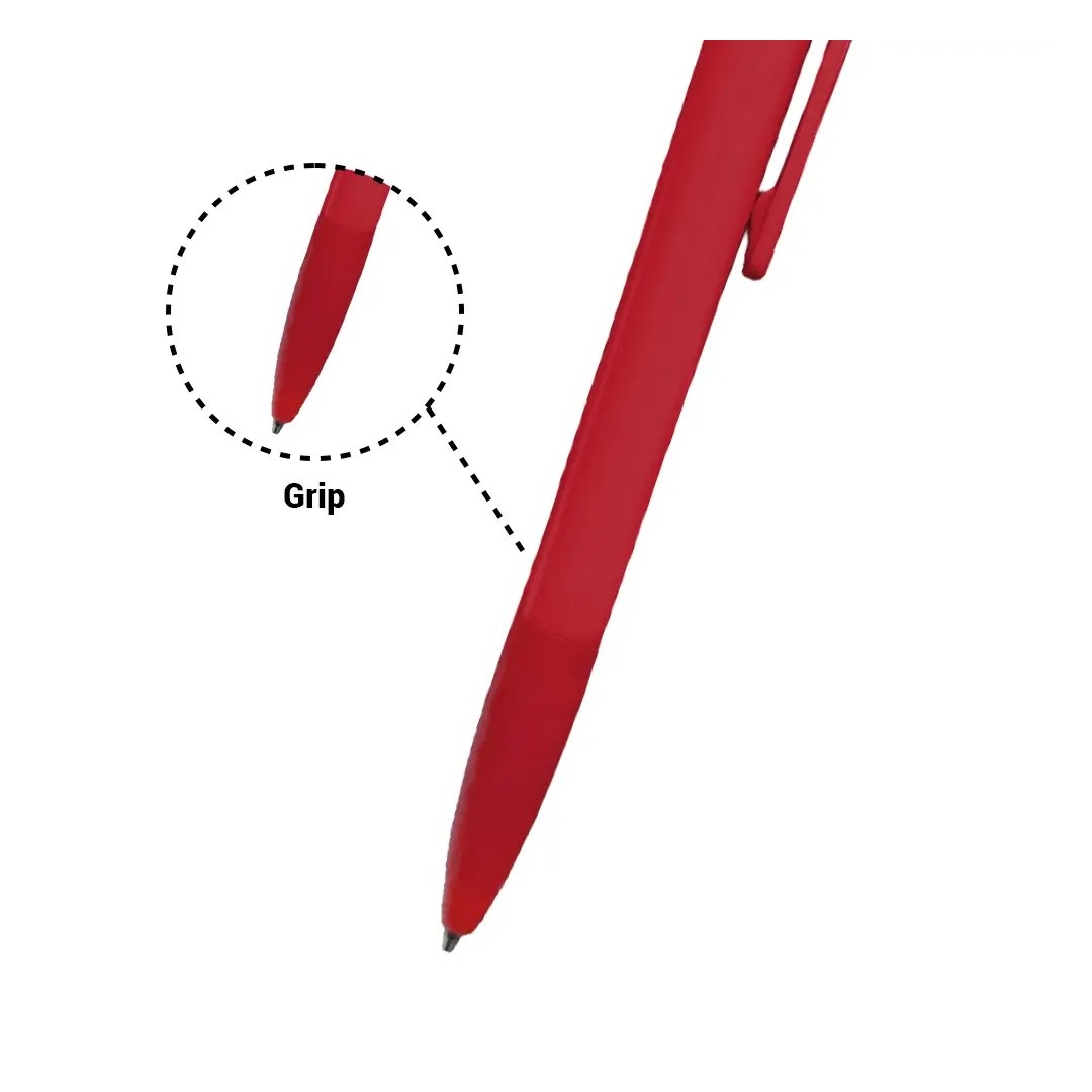 Boligrafo Colori Grip Rojo Solido