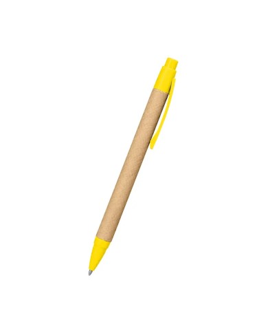 Boligrafo Ecologica Hega Amarillo