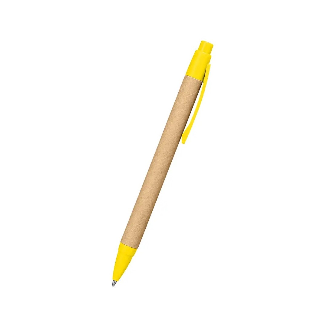 Boligrafo Ecologica Hega Amarillo