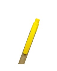 Boligrafo Ecologica Hega Amarillo