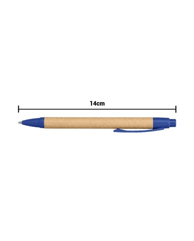 Boligrafo Ecologica Hega Azul