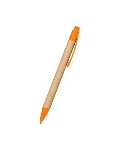 Boligrafo Ecologica Hega Naranja