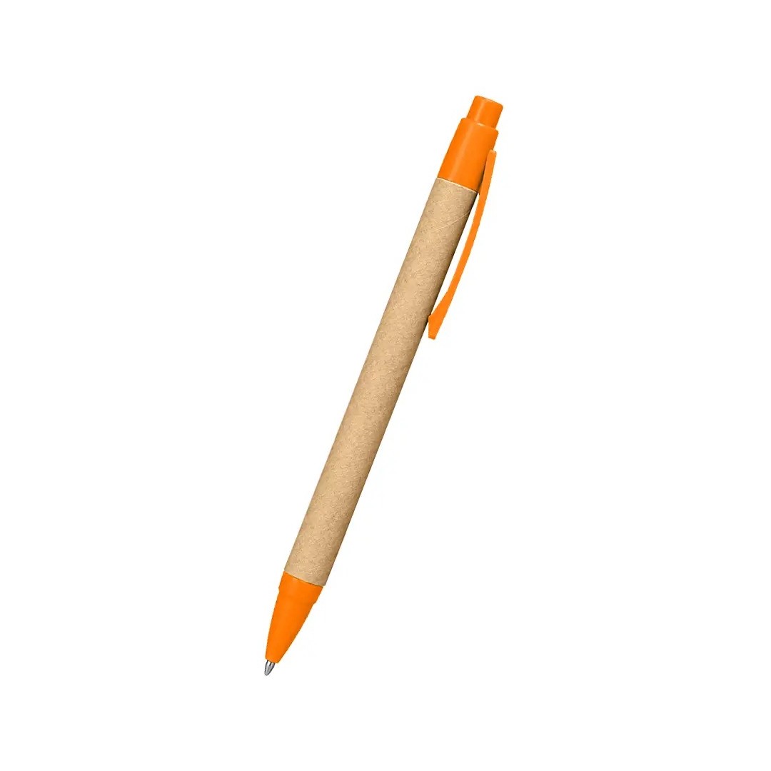 Boligrafo Ecologica Hega Naranja