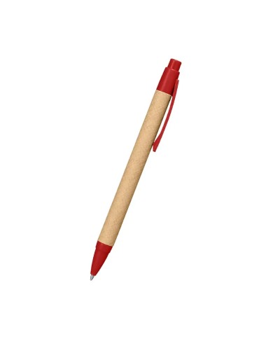 Boligrafo Ecologica Hega Rojo