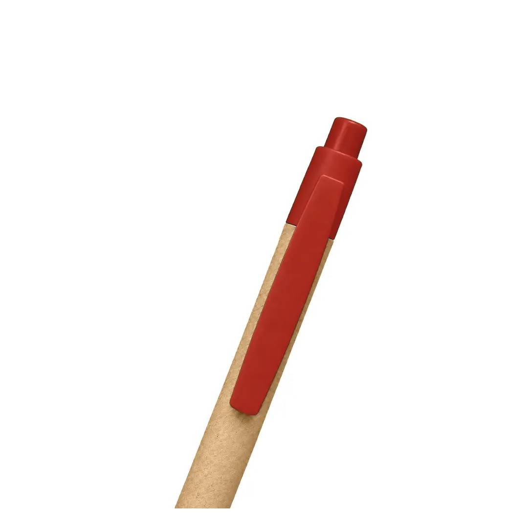 Boligrafo Ecologica Hega Rojo
