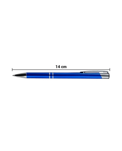 Boligrafo Metalica Paris Azul