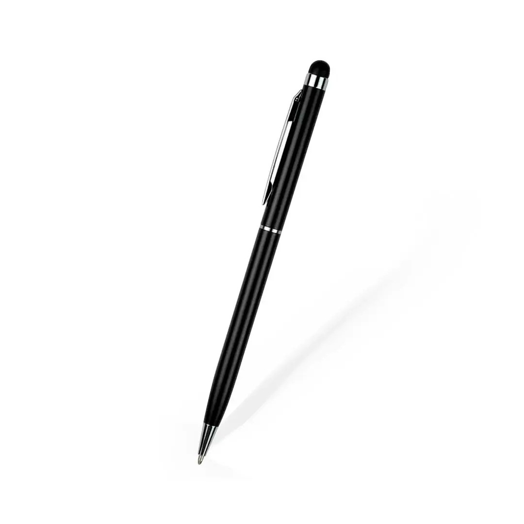 Boligrafo Metalica Touch Negro Con Touch Negro