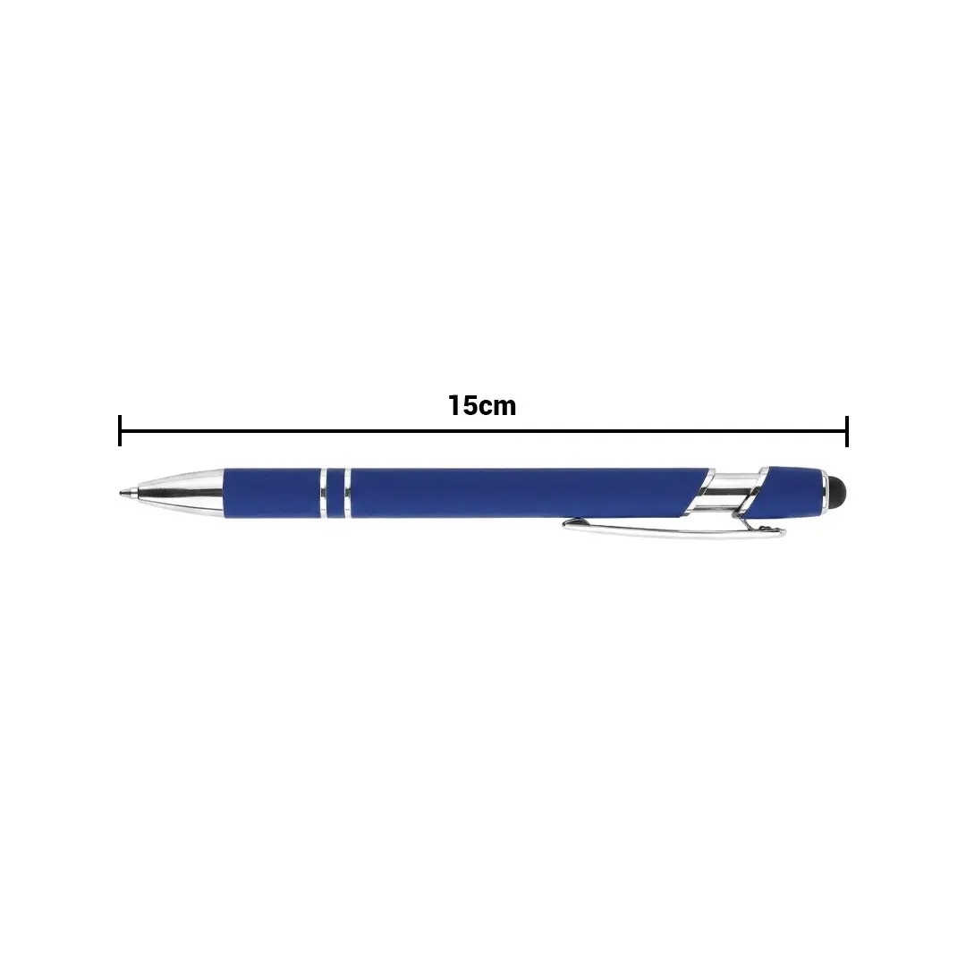 Boligrafo Metalico Roma Azul