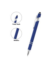 Boligrafo Metalico Roma Azul