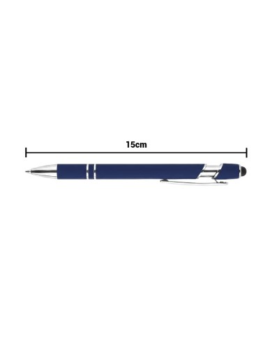 Boligrafo Metalico Roma Azul Oscuro