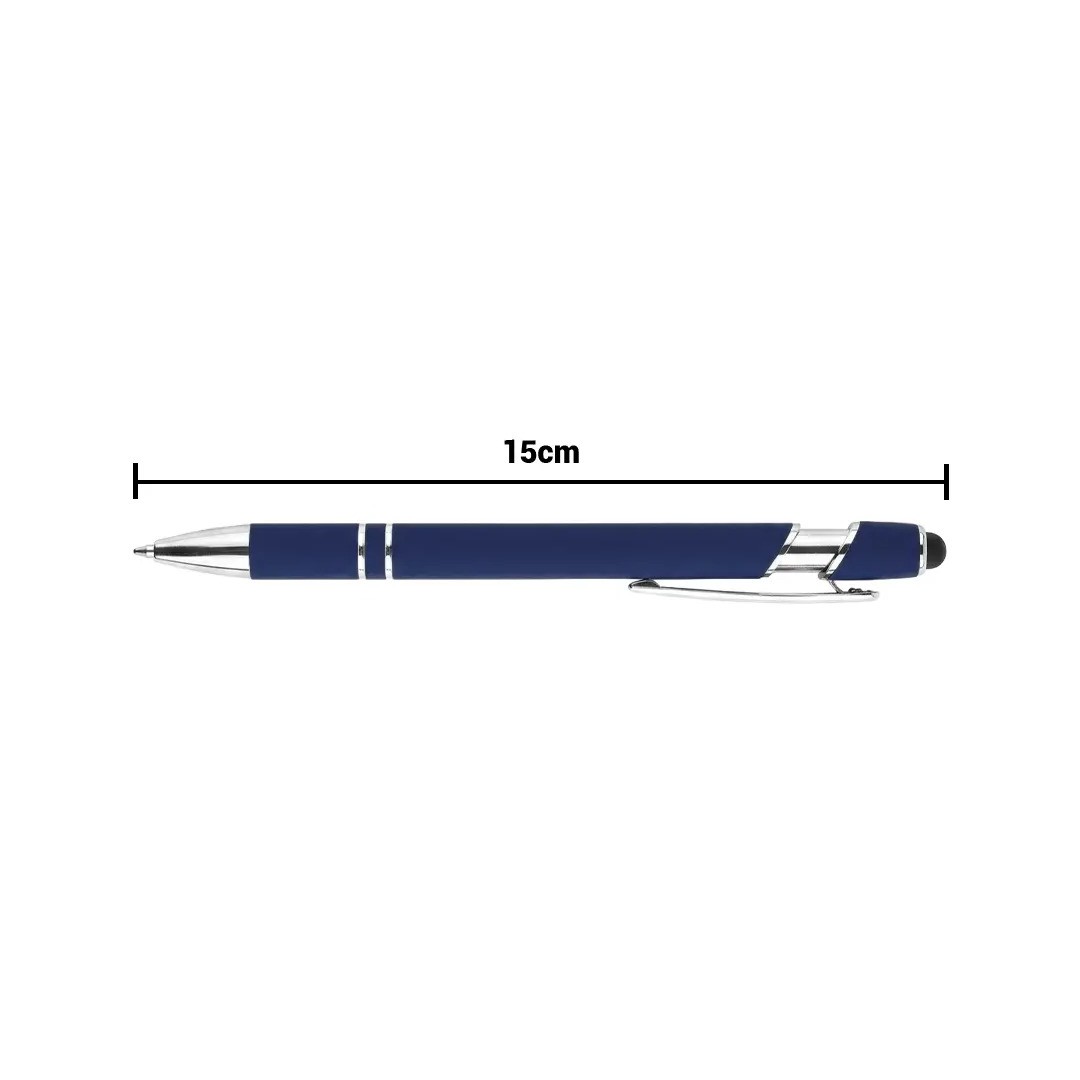 Boligrafo Metalico Roma Azul Oscuro