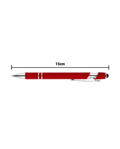 Boligrafo Metalico Roma Rojo