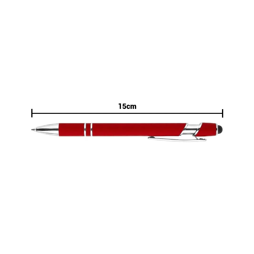 Boligrafo Metalico Roma Rojo