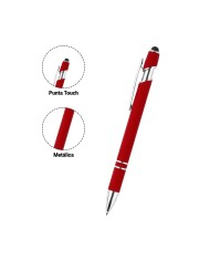 Boligrafo Metalico Roma Rojo