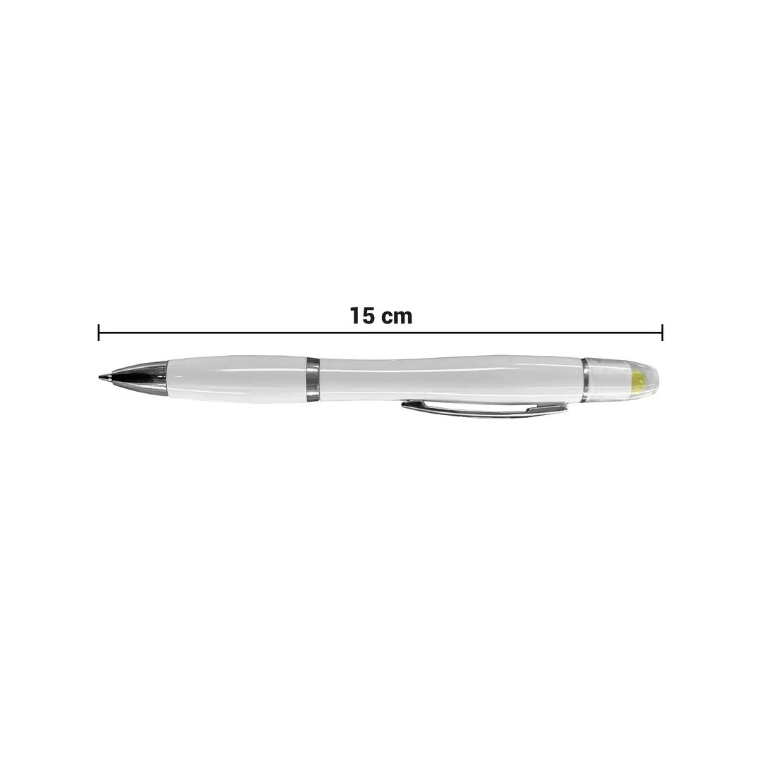 Boligrafo Resaltador Select Blanco