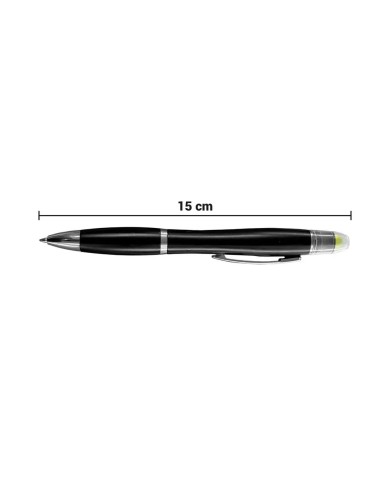 Boligrafo Resaltador Select Negro