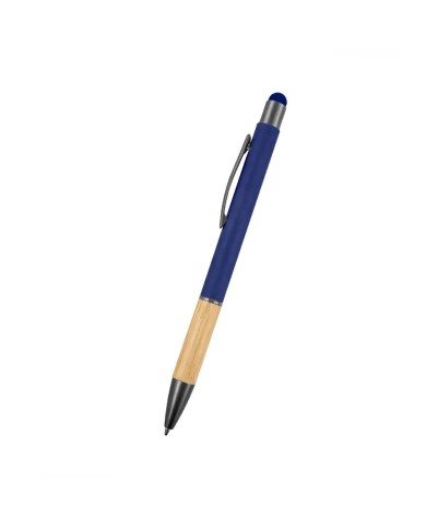Boligrafo Rubber Bamboo Touch Color Azul Marino
