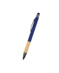 Boligrafo Rubber Bamboo Touch Color Azul Marino