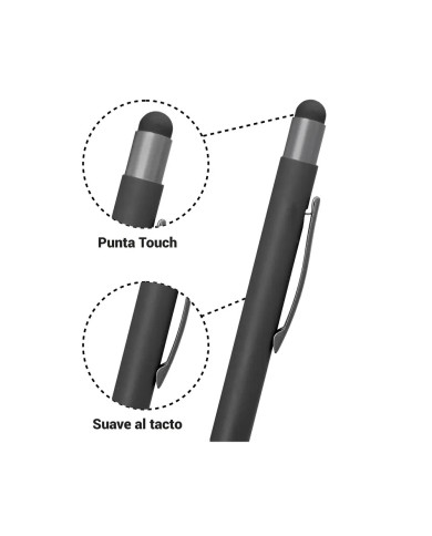 Boligrafo Rubber Bamboo Touch Color Negro