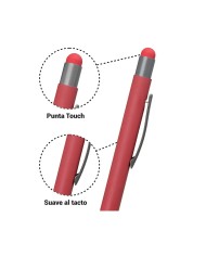 Boligrafo Rubber Bamboo Touch Color Rojo