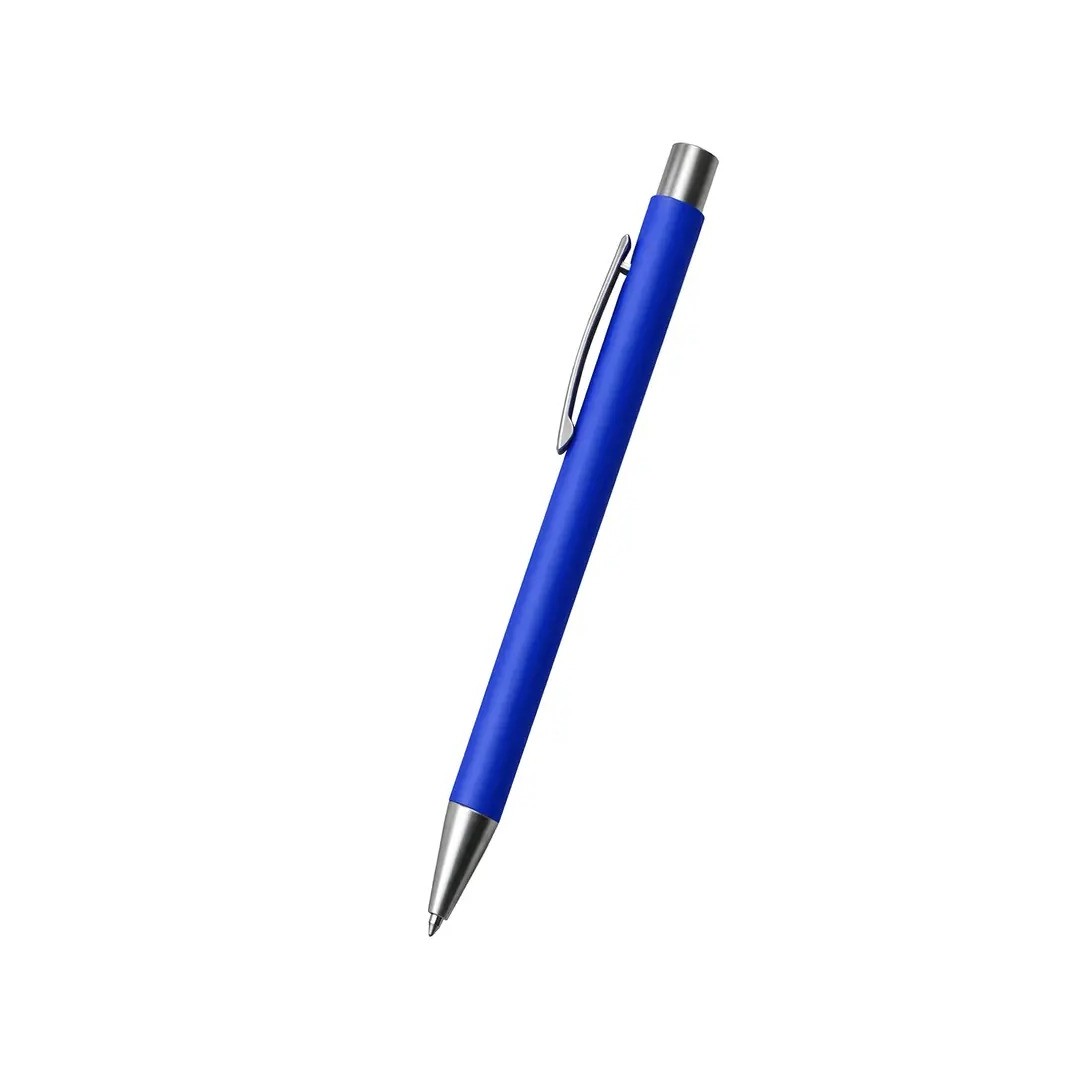 Boligrafo Rubber Clasica Color Azul