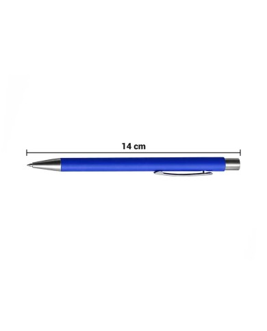 Boligrafo Rubber Clasica Color Azul