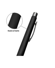 Boligrafo Rubber Clasica Color Negro
