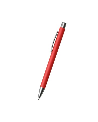 Boligrafo Rubber Clasica Color Rojo