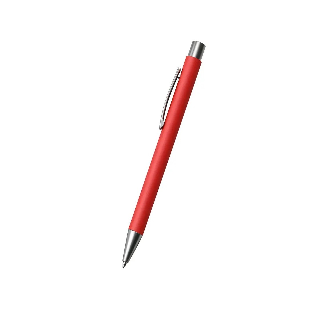 Boligrafo Rubber Clasica Color Rojo