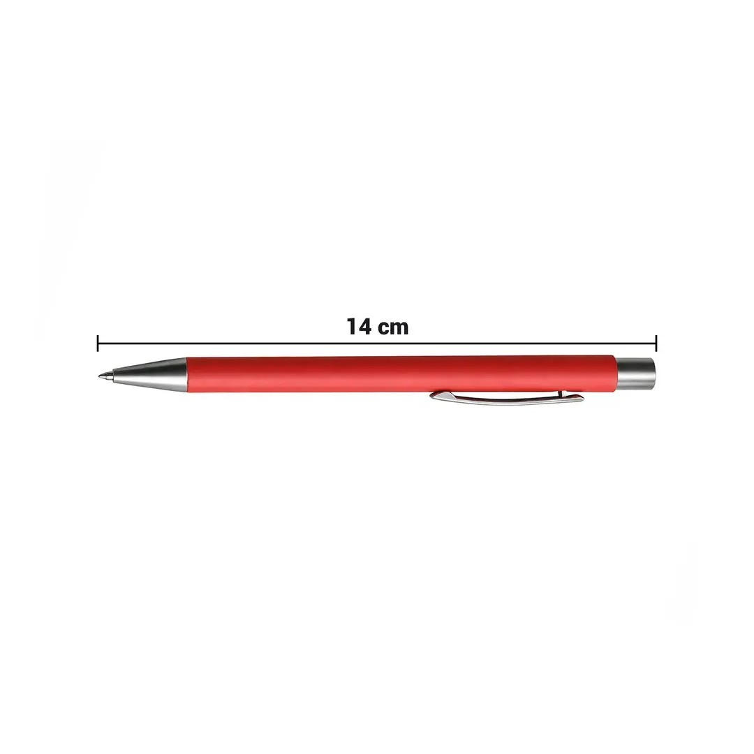 Boligrafo Rubber Clasica Color Rojo