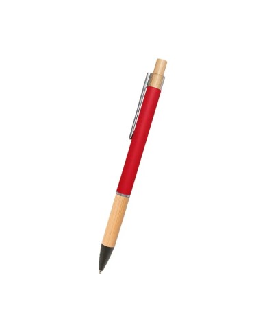 Boligrafo Rubber Color Rojo