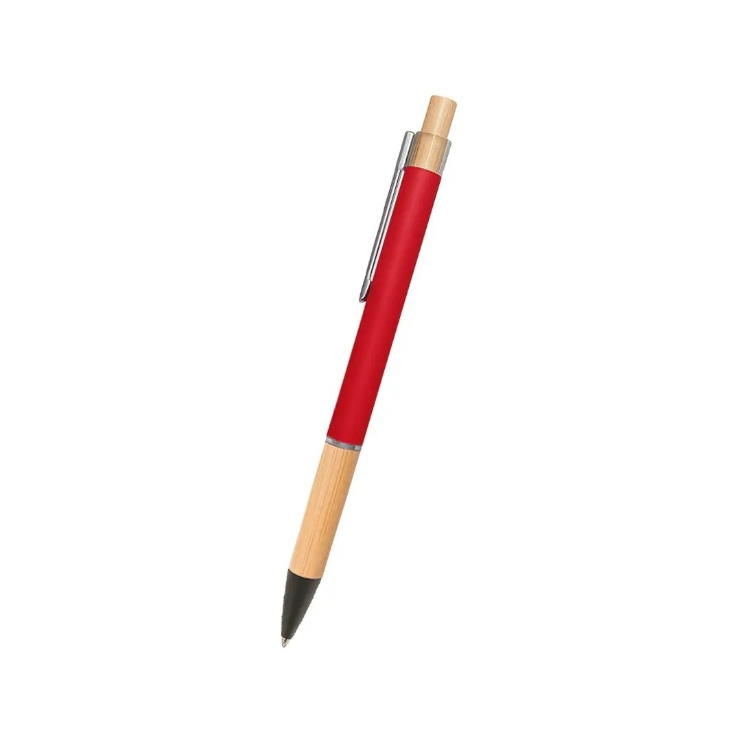 Boligrafo Rubber Color Rojo