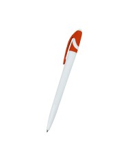 Boligrafo Space Blanco Con Rojo