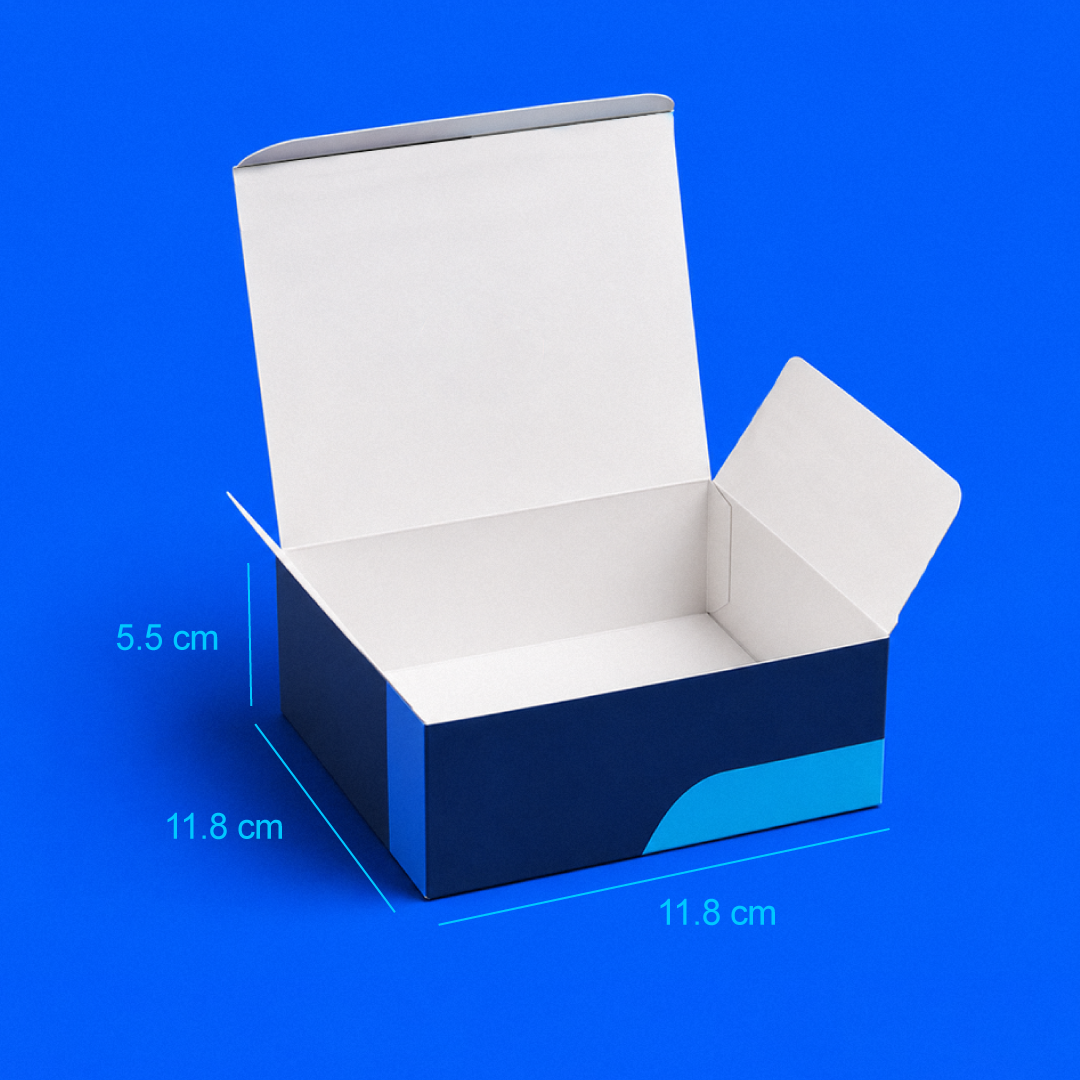 Caja para Galletas 11.8 x 11.8 x 5.5 cm