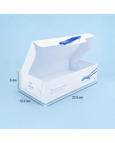 Caja para Sushi 23.5 x 12.2 x 5 cm