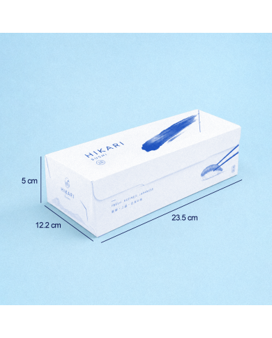 Caja para Sushi 23.5 x 12.2 x 5 cm