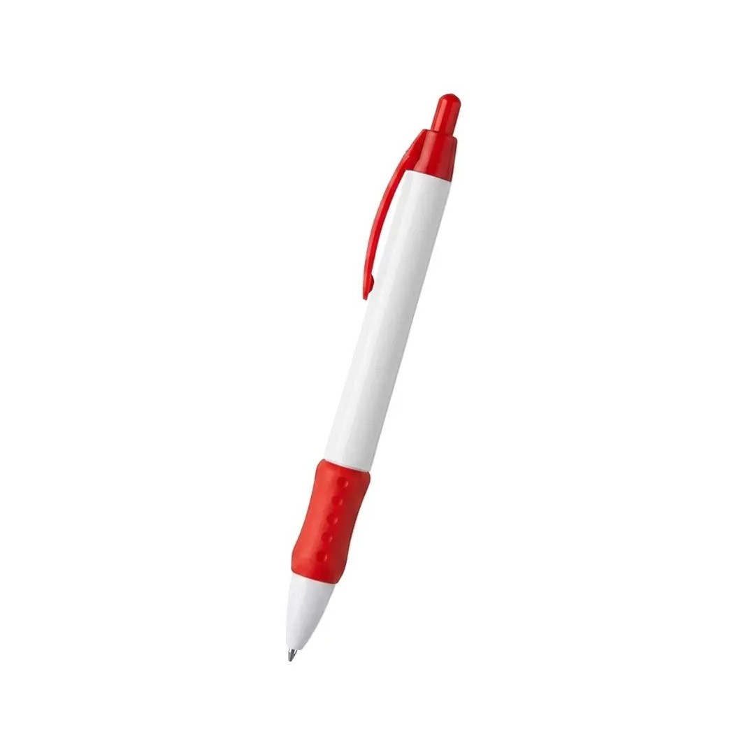 Boligrafo Thicker Blanco Con Rojo