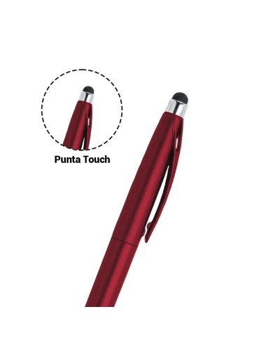 Boligrafo Twist Touch Rojo