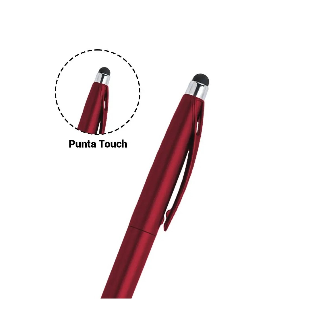 Boligrafo Twist Touch Rojo