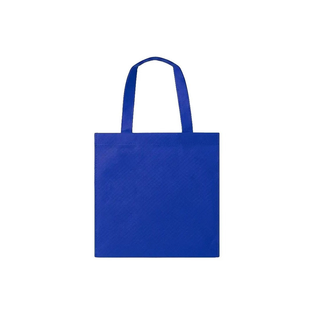 Bolso Cambrela Azul Con Tira Cosido 42X42X10
