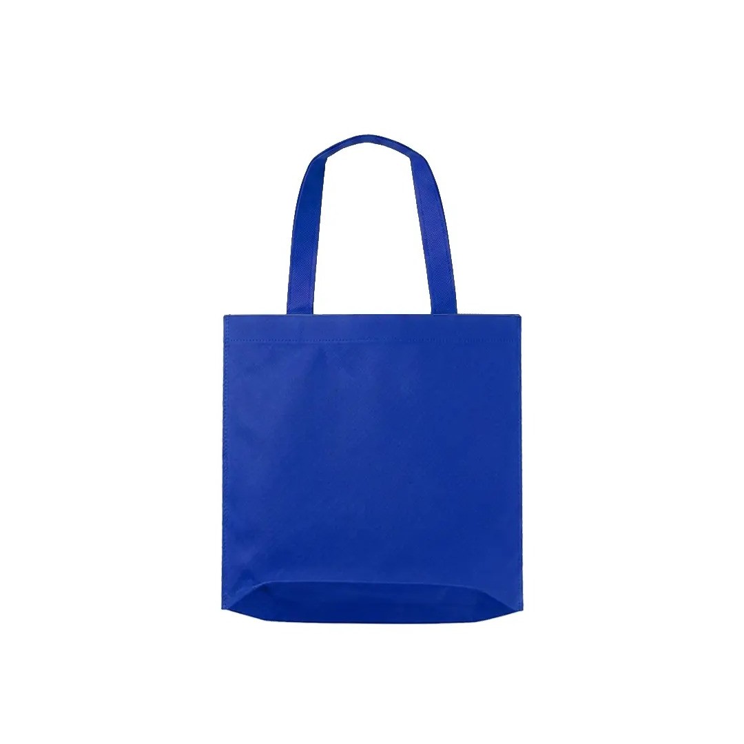 Bolso Cambrela Azul Con Tira Cosido 42X42X10