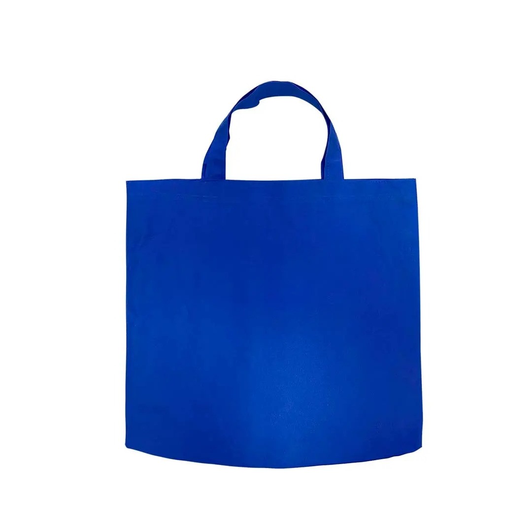 Bolso Cambrela Azul Con Tiras 46X41X9