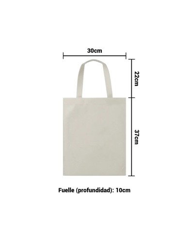 Bolso Cambrela Beige Con Tira Cosido 30X37X10