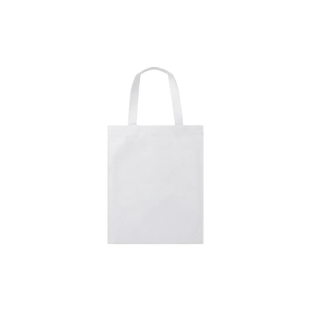 Bolso Cambrela Blanco Con Tira Cosido 30X37X10