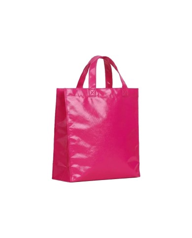 Bolso Cambrela Plastificado Rosado Con Tira 27X29X12
